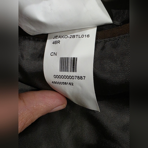 Lauren Ralph Lauren Mens 46R Wool Nylon Brown Overcoat Jacket Classic - Picture 5 of 10